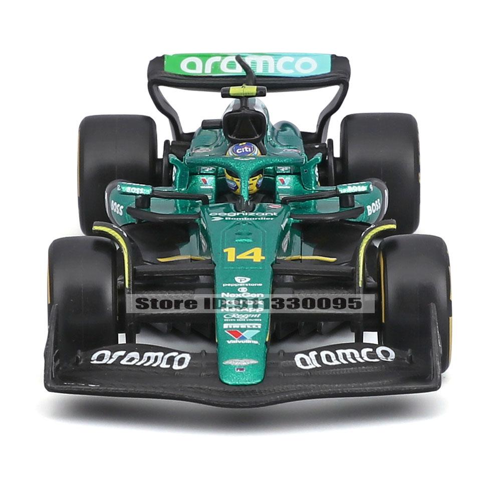 Ббураго 1:43 2025 F1 AMR25 Aston Martin №14 Фернандо Алонсо №18 Лэнс Стролл модель автомобиля сплав модель автомобиля игрушка коллекция