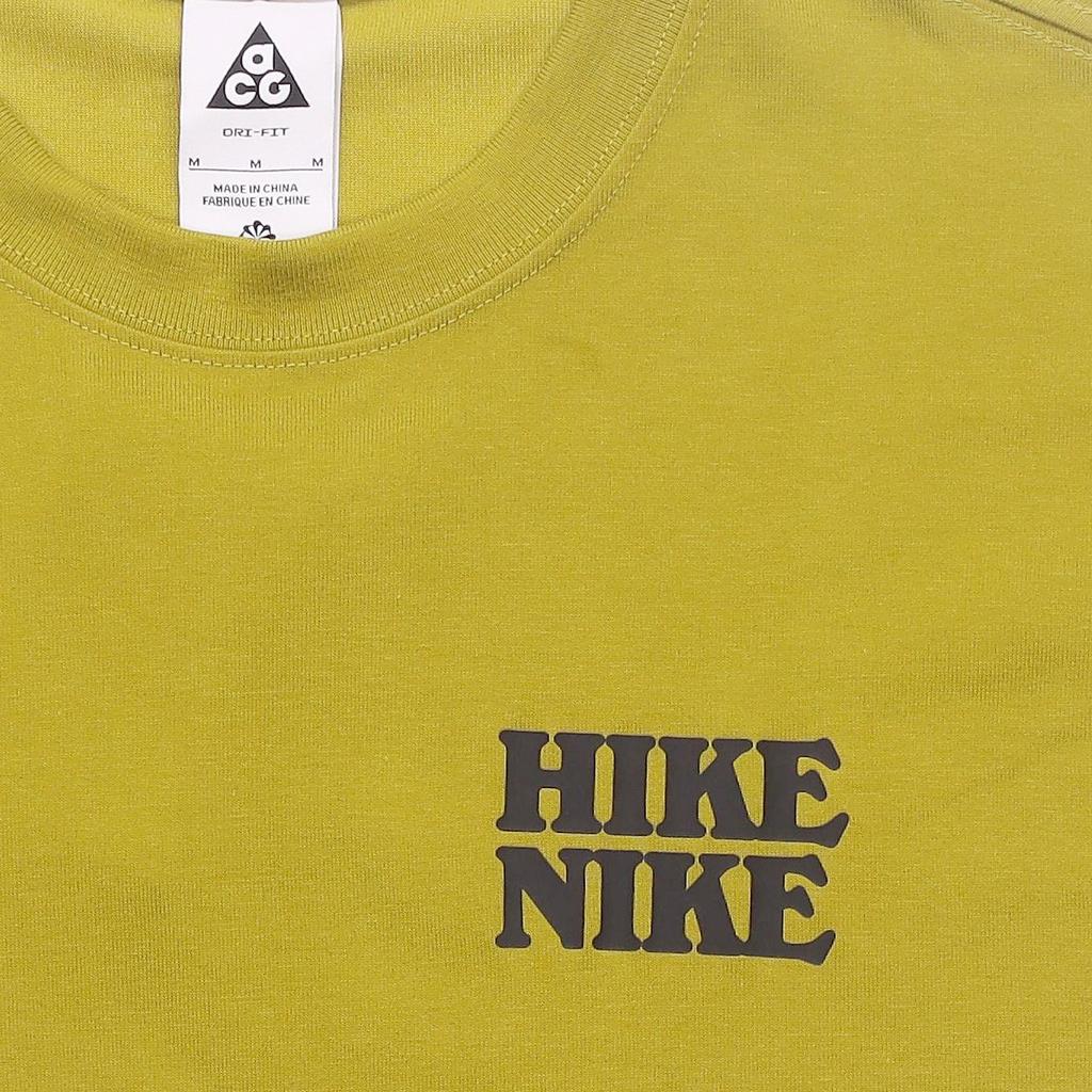 Nike Мужские футболки ACG Мох Круглый вырез Умеренный прямой крой FB8124-390