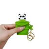 Panda Little Bear Piggy Animal Doll Keychain Silicone Car Key Ring Decompression Key Chain  Couple