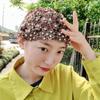 Beaded Decoration Ethnic Headscarf Hat Comfortable Head Wrap Cap Ethnic Beaded Hat  Ladies Wear