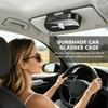 AAAQP1 Car Sun Visor Glasses Holder Scratch Resistant Glasses Storage Case For BMW Performance 1 3 5 7 Series M E93 F20 iX1 iX2 iX3 iX5