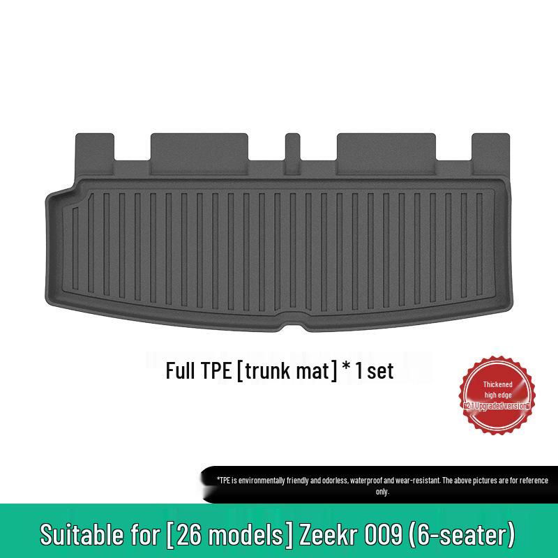 Совместимые коврики для пола для Zeekr 009 2022-2024 гг. и Volvo EM90 2025 г. - Все коврики для багажника и пола из ТПЭ