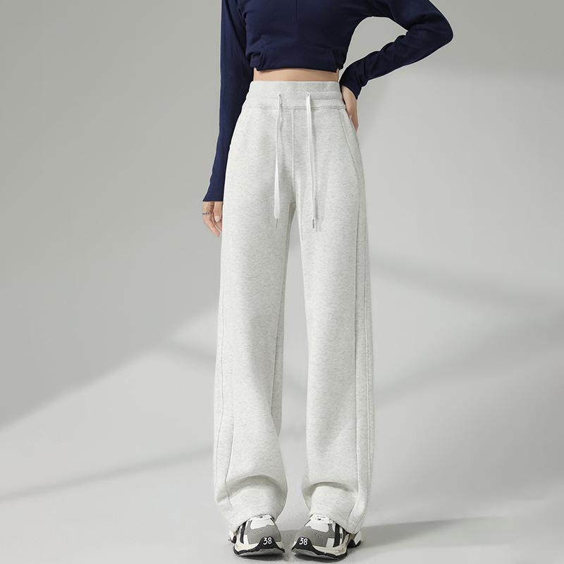 Женские спортивные брюки Petite High-End Drape Wide-Leg Spring Sports - Универсальные, повседневные, узкие, прямого кроя