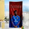 Manchester Customized Name Beach Towel High Absorbency & Quick-Dry Ideal for Travel Outdoor Swim Pool Yoga Surf Camping Hiking Gym Gift Holiday