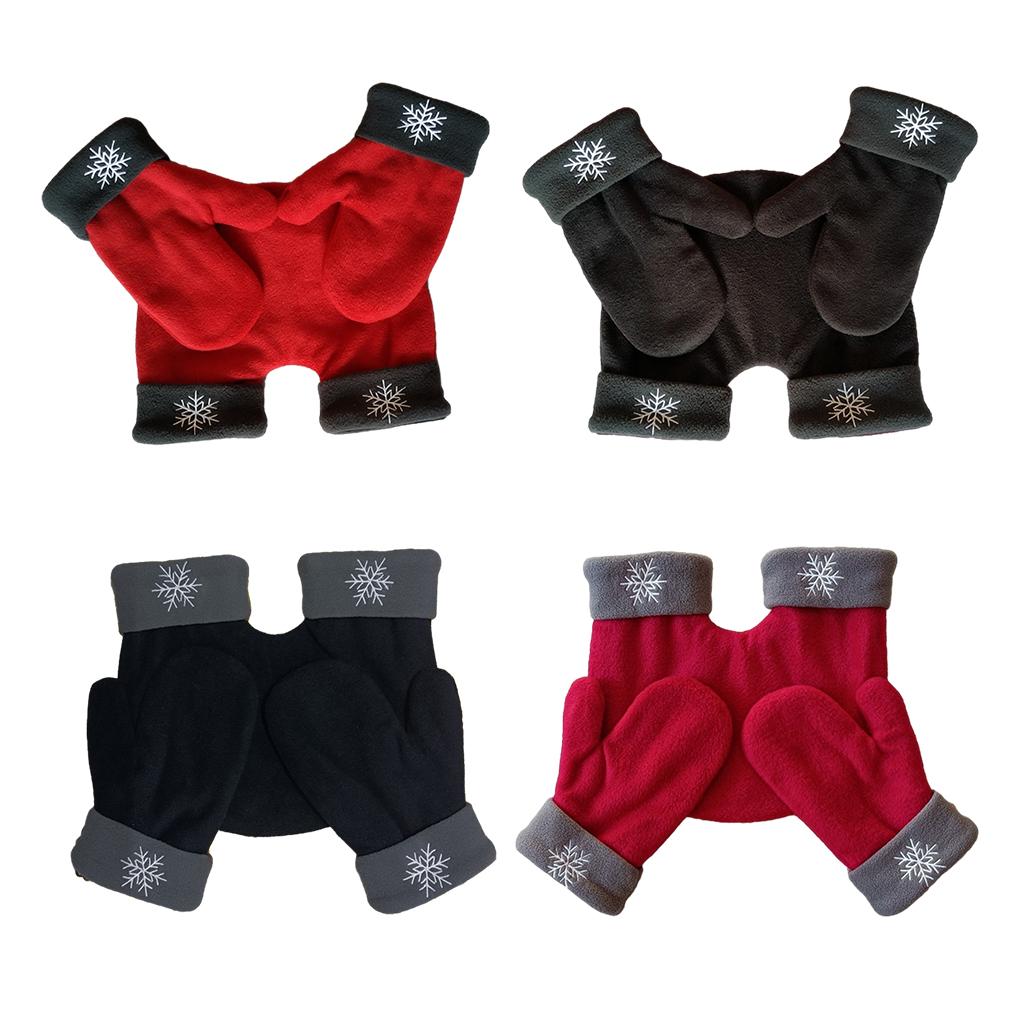 3 шт. Зимние утепленные парные перчатки, теплые перчатки для улицы, флис, для влюбленных, рождественский подарок, романтичные варежки для пар