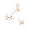 APM Monaco METEORITES series asymmetric crystal-set diamond meteor 925 silver earrings for women RE10596OX