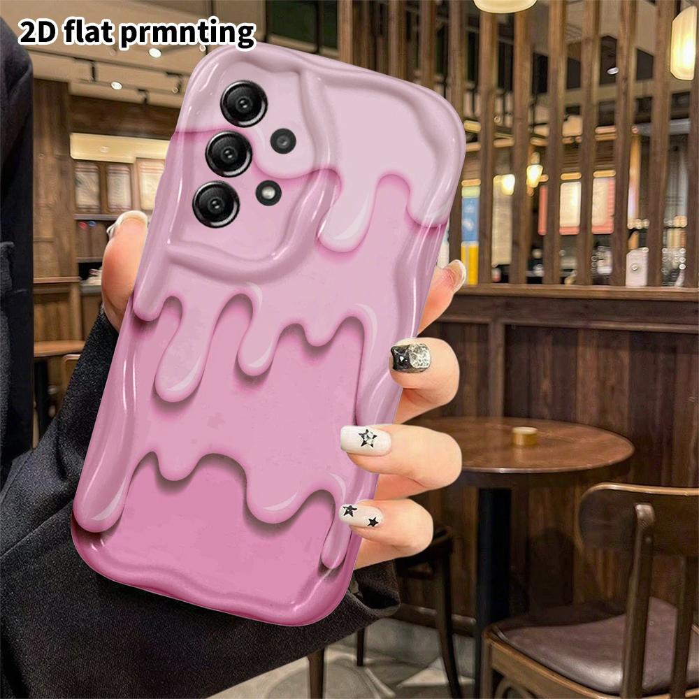 Phone case: 2D flat Samsung Galaxy A34 A35 M05 M06 S20 S22 S21 FE Plus 5G protective case, fluid drop, perfect Christmas and Halloween holiday gift