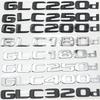 2014-2023 For Mercedes-Benz C253 GLC180d GLC200d GLC220d GLC350d GLC500d GLC320d Badge Emblem Script Decal Sticker Accessories PK1