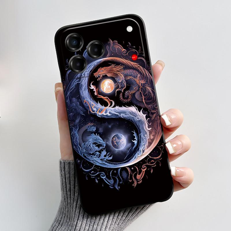 Bumper Silicone Cute Black Phone Case For ZTE Blade V80 Vita/Nubia V80 Design Case Shockproof Soft Cartoon Panda Printed Cover