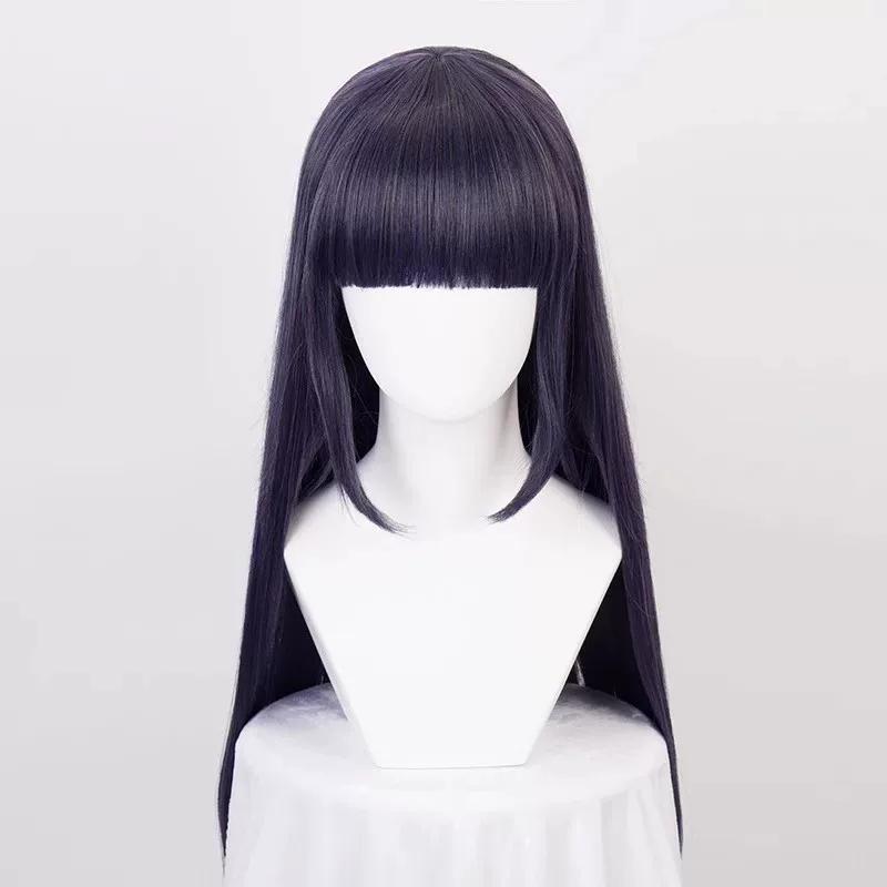 Naruto Hinata Hyuga Complete Cosplay Set with Headband & Kunai Bag, Casual Daily Anime Outerwear for Girls