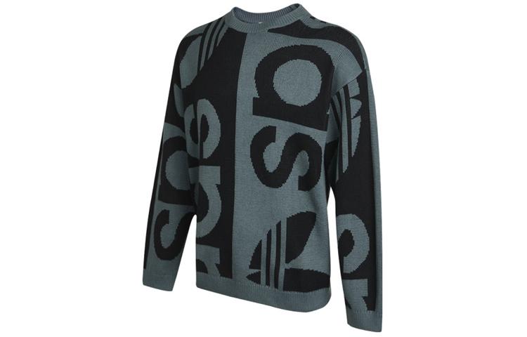 adidas Свитшот Originals Fshn Knit с круглым вырезом Серый GN3317