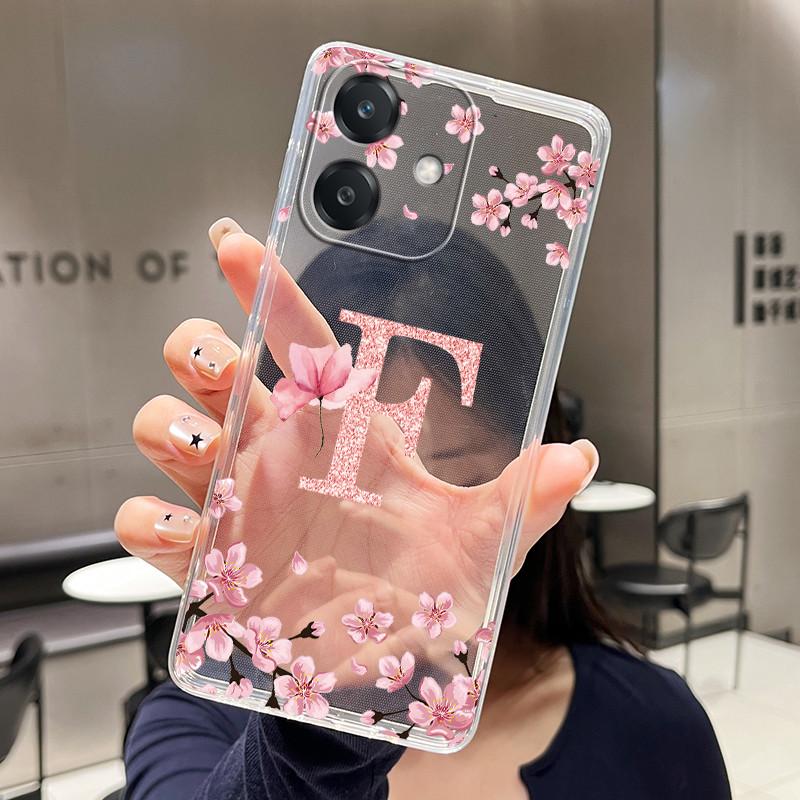 Чехол для телефона OPPO A3 5G 4G Funda OPPO A3X 4G 5G Модный Цветочный Задний Чехол Прозрачный Мягкий Силикон ТПУ Прозрачный Корпус Телефона