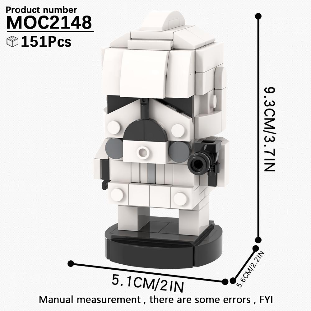 MOOXI MOC Космическая Война Brickheadz Межзвездный Sci-Fi Робот Совместимые Фигурки Строительные Блоки Игрушки Для Взрослых Для Детей Подарок Кубики