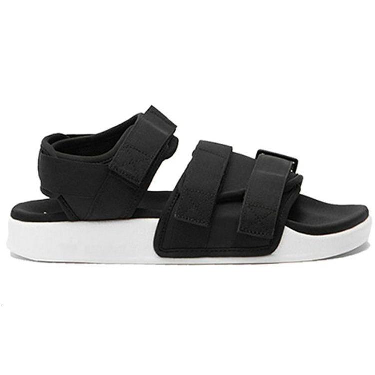 adidas Сандалии Adilette Пляжные Спортивные Белые Сандалии 'Черно-Белые' Женские S75382