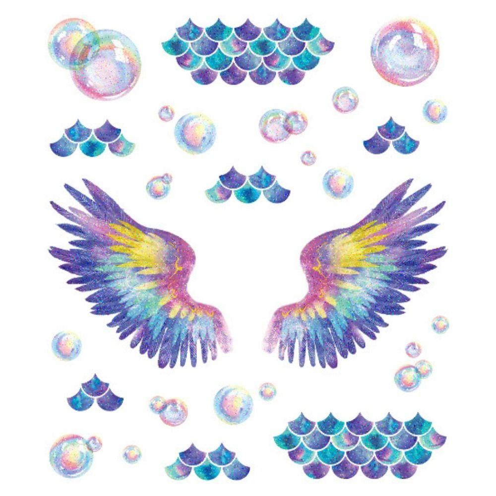 Люди Художественные Временные Татуировки Блестящие Наклейки Тату Тату Бабочки Наклейка с Переводом Воды