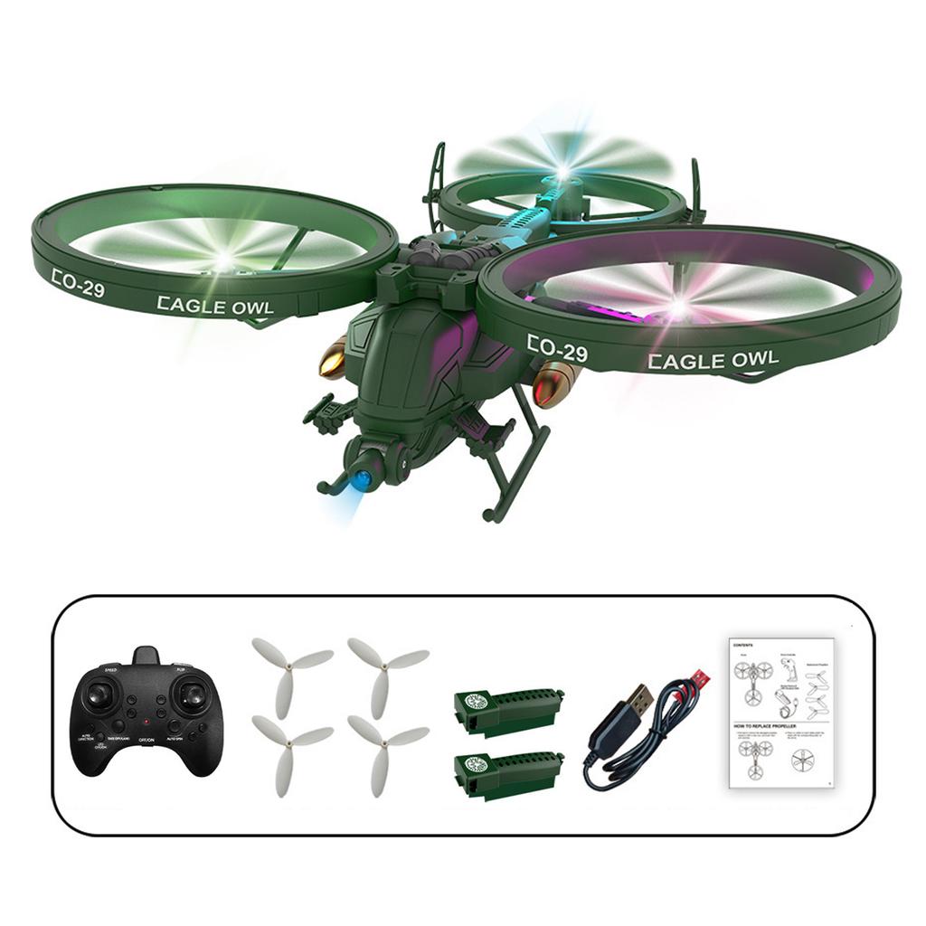 Remote Control Drone with Camera 480P 2.4GHz Remote Control Drone One Click Takeoff