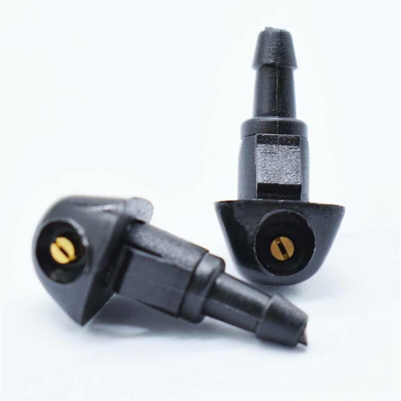 2Pcs 76810-SEA-A01 Front Windshield Wiper Water Spray Jet For Honda Civic Fit Jazz CR-V Accord Prelude Shuttle Washer Nozzles