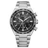 Citizen Watch Atessa Photopowered Eco-Drive Radio Watch Waterproof ACT Line Black CB5966-69E Men's Silver