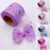 Good-looking Tulle Ribbon Colorful Butterflies Homemade Bowknot DIY Decoration Mesh Fabric Roll