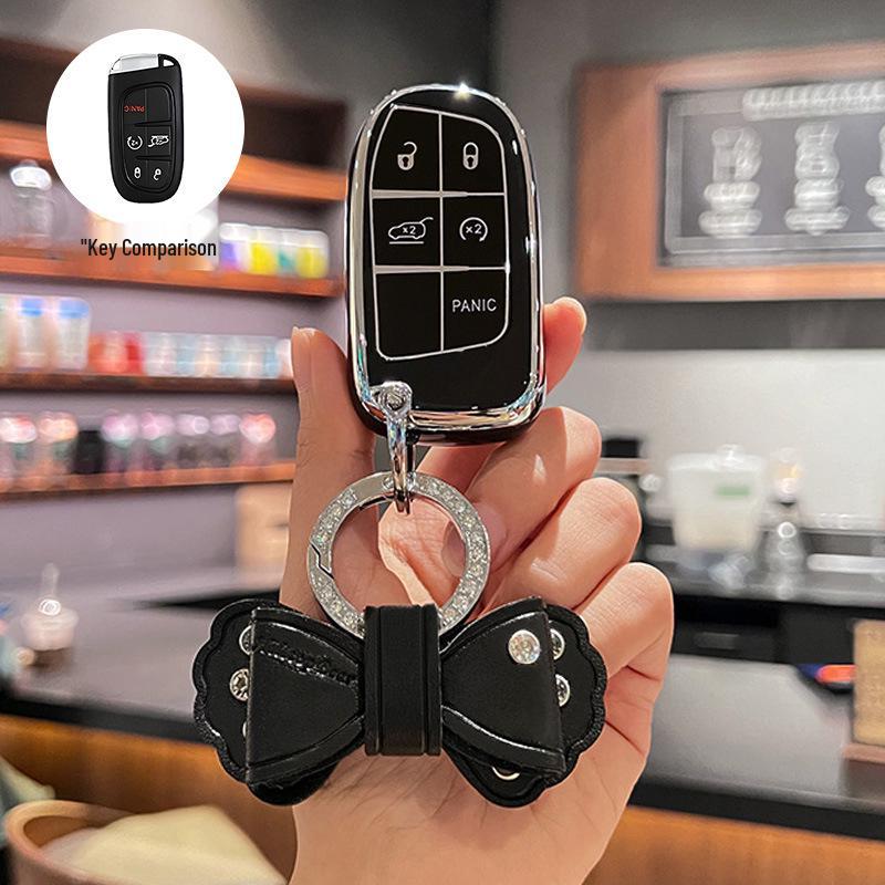 Специальный чехол-брелок с пряжкой для Jeep Compass, Grand Cherokee, Cherokee, Commander, Renegade