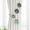 INS Flower Shape Curtain Strap Kids Room Curtain Straps Decorative Buckle Clip Curtain Holders Accessories Home Decoration