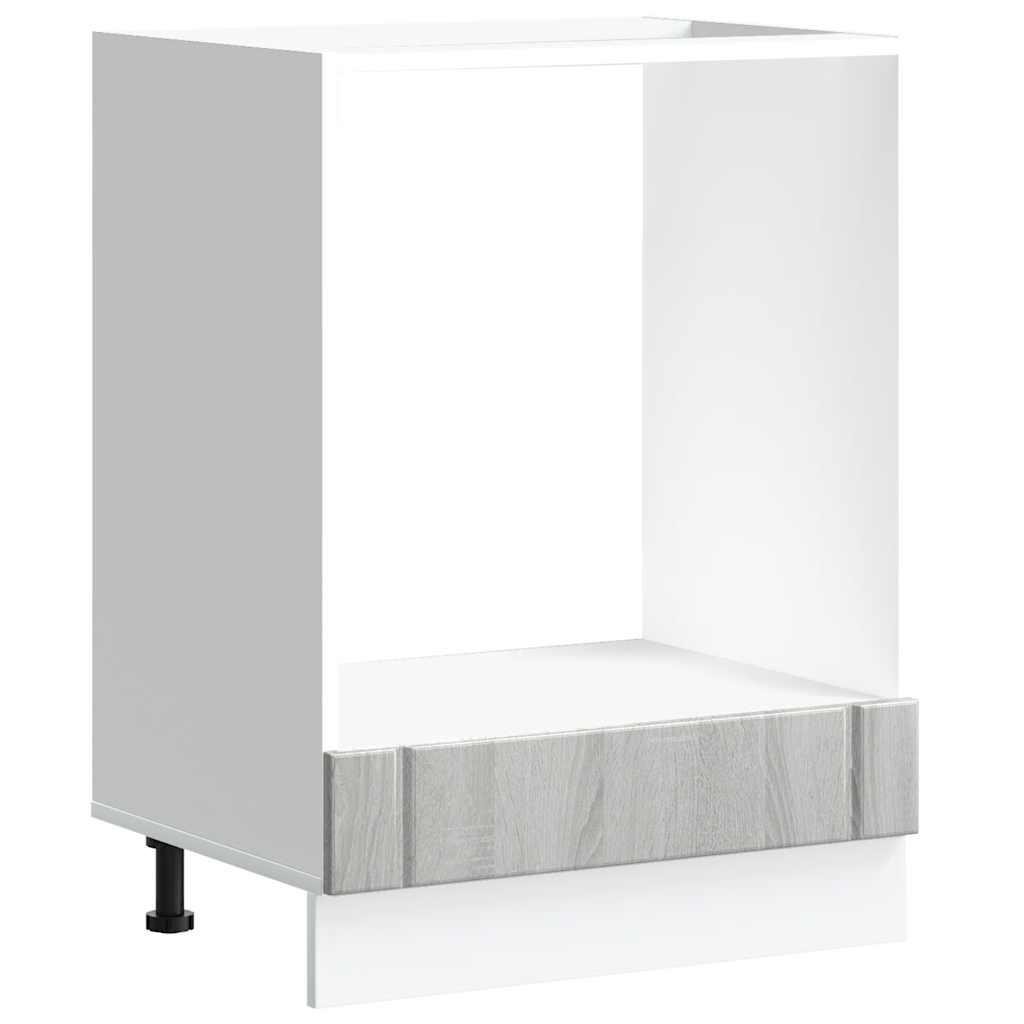 Herdumbauschrank Lucca Grey Sonoma Particleboard