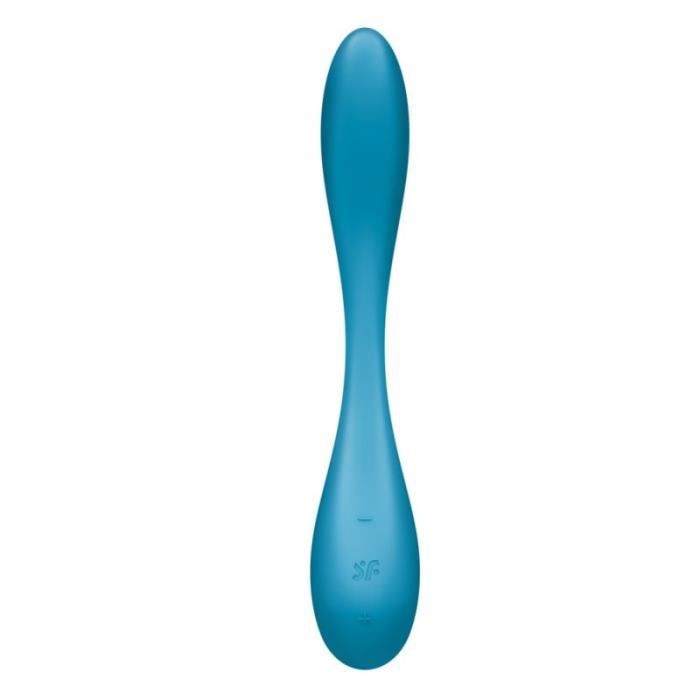 Vibromasseur - Satisfyer - G-Spot Flex 5+ - Bleu - Flexible - Connect App