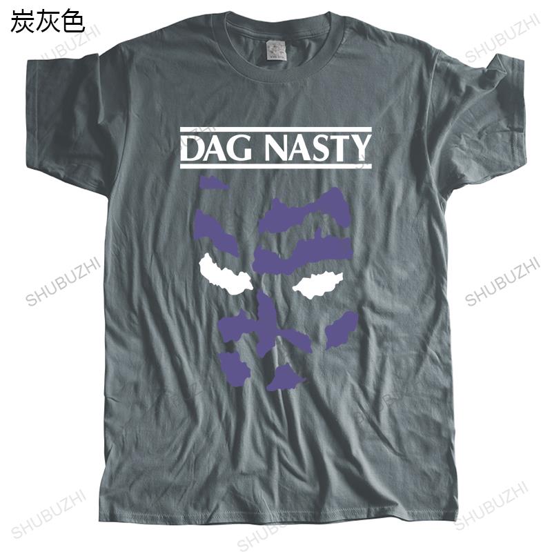 Новая повседневная классная футболка черные топы для мужчин DAG NASTY Логотип панк-рок группы Черный Фиолетовый Мужская черная футболка Размеры от S до 3XL много топов