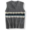 Мужской осенне-зимний свитер без рукавов, жилет, тонкая верхняя одежда, жилет, куртка, свитер 