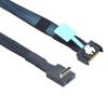 Эффективный кабель данных Gen5 PCIE MCIOs 4I 38P на SFF8611 4I 90 градусов длиной 50 см/100 см для быстрой и надежной передачи данных