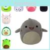 Cat Squishmallows Shark Rabbit Plush Toy Animal Stuffed Doll Gift Decoration