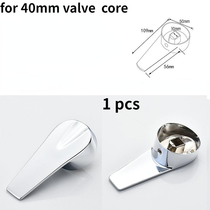 1PC Faucet lever handles for bathroom hot cold shower control water tap valve core handle zinc alloy single lever accessories