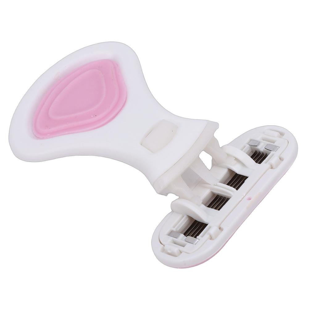 Women Travel Shaving Kit 6 Layer Cutters Portable Travel Shaving Kit with Foldable Non Slip Handle 3 Refills