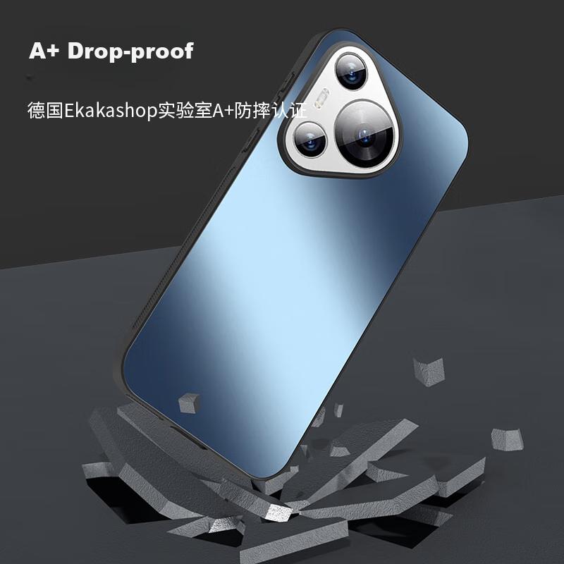 Phone Case for Huawei Pura70, for Huawei P70, Frosted Full Coverage Ultra-Thin Shockproof Anti-Fingerprint Simple Design - Ivory White