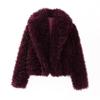 Trendy Women's Thick Lambswool Fur Winter Coat