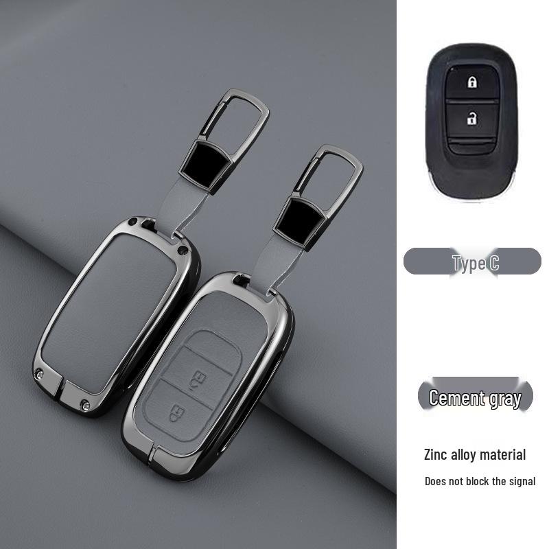 Стильный металлический чехол для автомобильного ключа для XRV, Fit, Vezel, URV, Fengfan, Xiangyu - Персонализированная роскошная крышка-оболочка для пульта