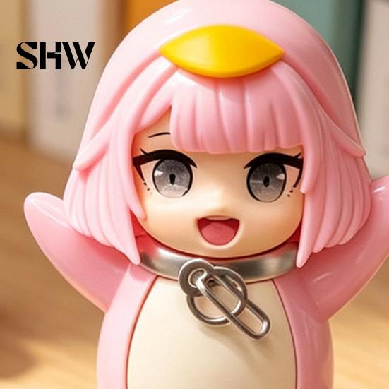 Unique Holiday Commemorative Gift Little Penguin Voice Recorder Toy, 10cm Recordable Cosplay Figure, Funny Sound Effect Figurine Anime Desk