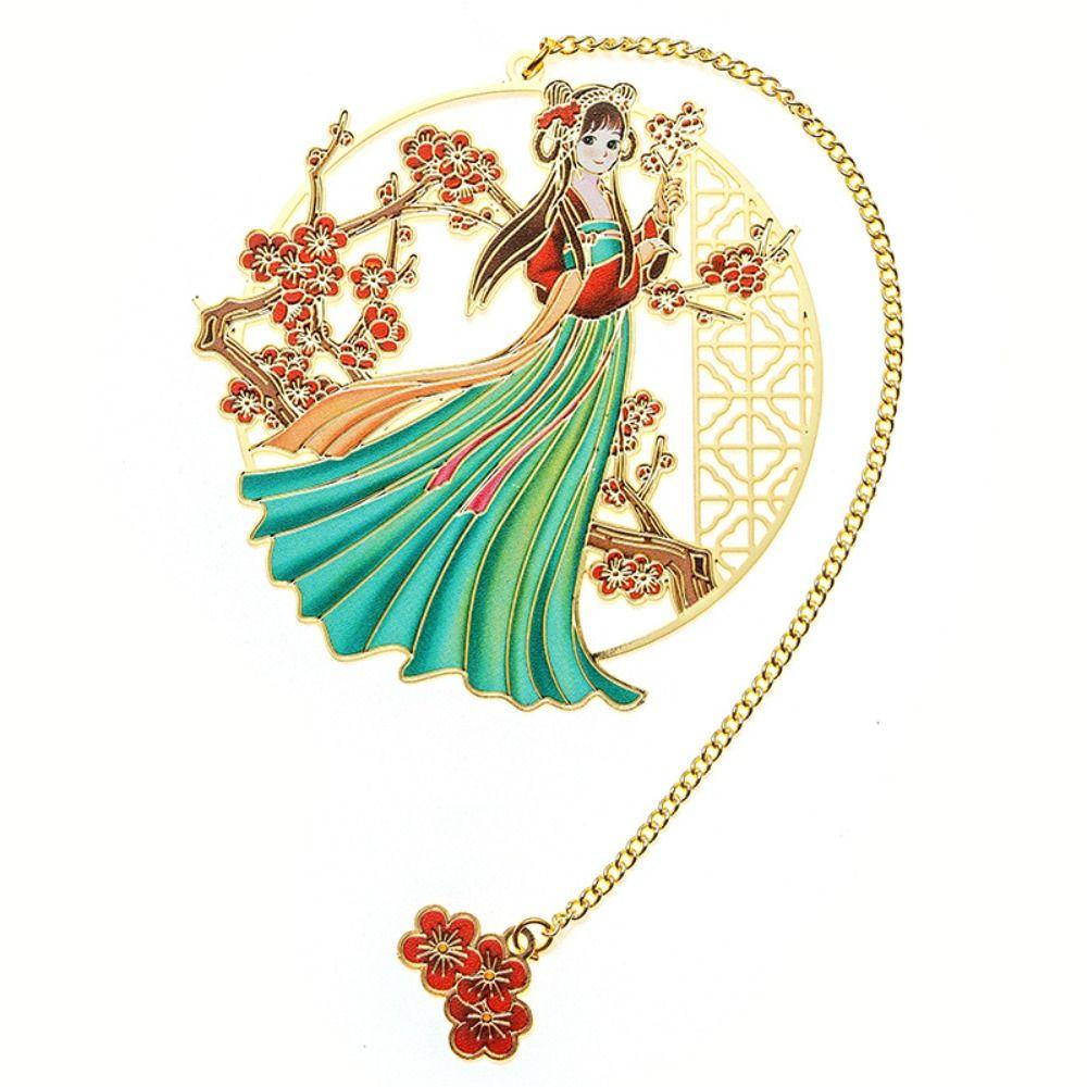 Hollow Book Clip with Tassel Pendant Pagination Mark Stationery Bookmarks  Book Lovers