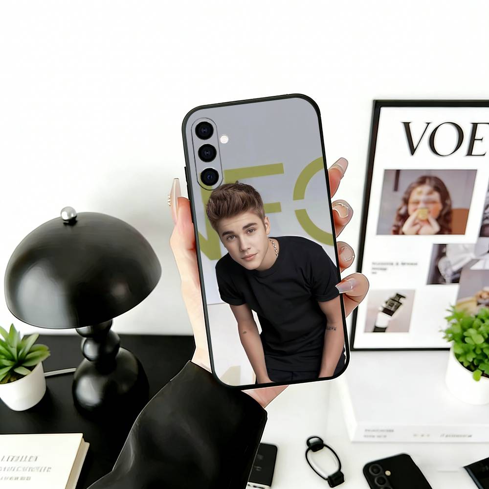 Чехол для телефона S-Singer Beliebers для Samsung Galaxy A73,A72,A71,A70,A53,A52,A51,Другие Мягкий Черный Чехол