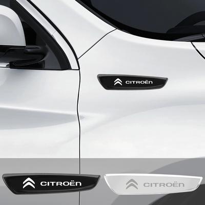 2 шт. Металлические декоративные наклейки на кузов автомобиля для C4 C3 C5 C1 C2 Berlingo C-Elysee C4-Picasso C4-Aircross Автомобильные наклейки