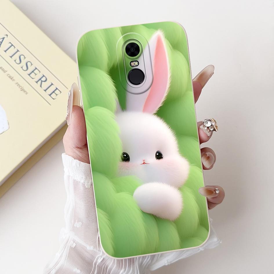 Чехол для Xiaomi Redmi 5 MEG7 MEI7 Capa Милый Кролик Астронавт Мягкий Силикон Матовый Чехол для Телефона Для Xiaomi Redmi 5 MDG1 MDI1 Fundas