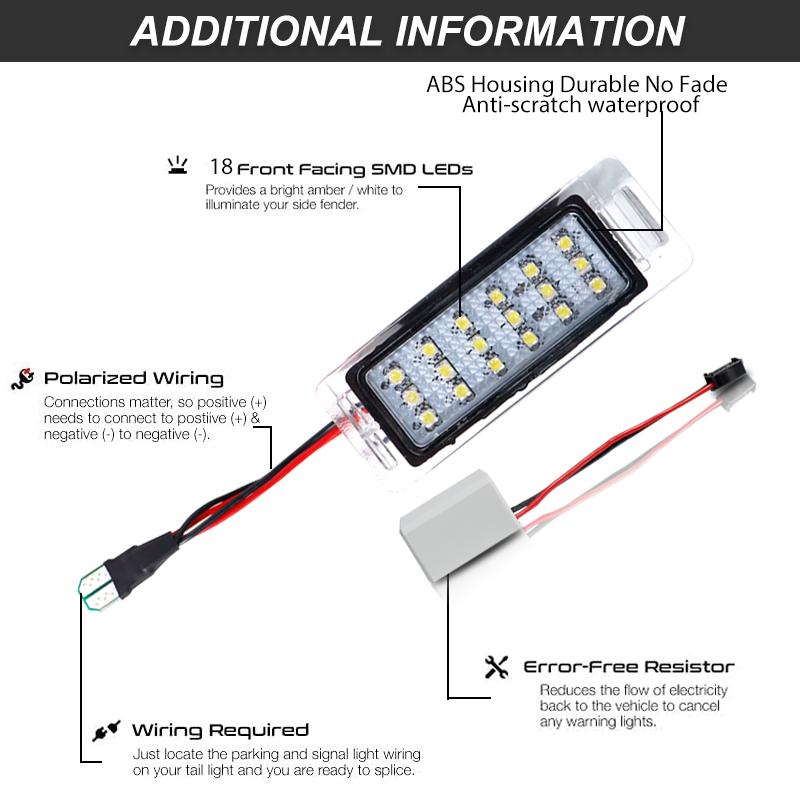 2x LED Licence Number Plate Light for OPEL VAUXHALL MOKKA X Insignia Sports Tourer Cadillac GMC Chevrolet Cruze Camaro Corvette License Plate Lights