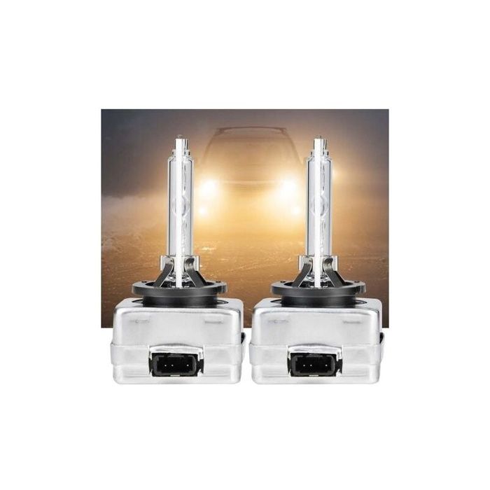 2Pcs D1S 6000K 35W Phares avant de voiture Lampe au xénon Ampoules de remplacement