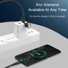 Кабель USB Type-C, Поддерживает USB-A на TypeC, Type-C на Type-C Быстрая зарядка 65 Вт и