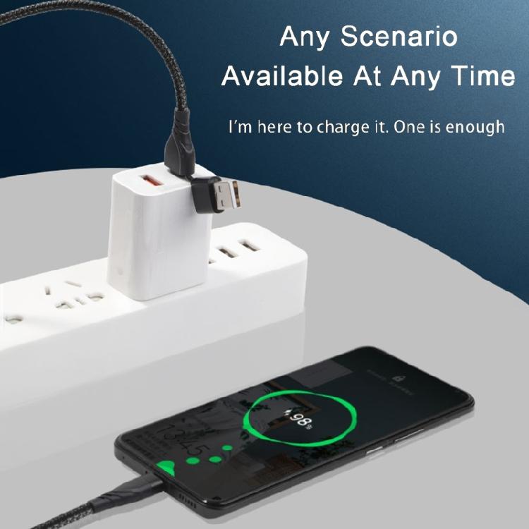Кабель USB Type-C, Поддерживает USB-A на TypeC, Type-C на Type-C Быстрая зарядка 65 Вт и