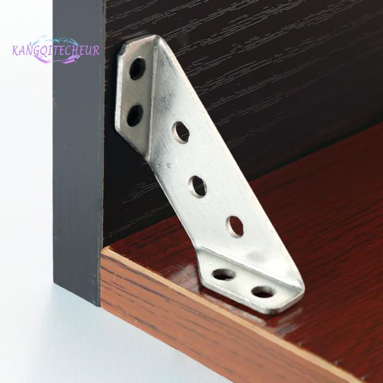 10/4/2 шт. угловые кронштейны из нержавеющей стали, мебельный угловой соединитель для полки, опора для шкафа, крепежная рама, угловая скоба с винтом