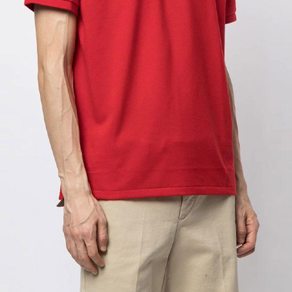 Polo Ralph Lauren Polo Shirts Men's Red Polo Collar Moderate Straight Fit 710804077-015