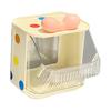 Wall Mount Coffee Bag Organizer Storage Rack Large Capacity Strong Load-bearing U-Shaped Opening Transparent Storage Box