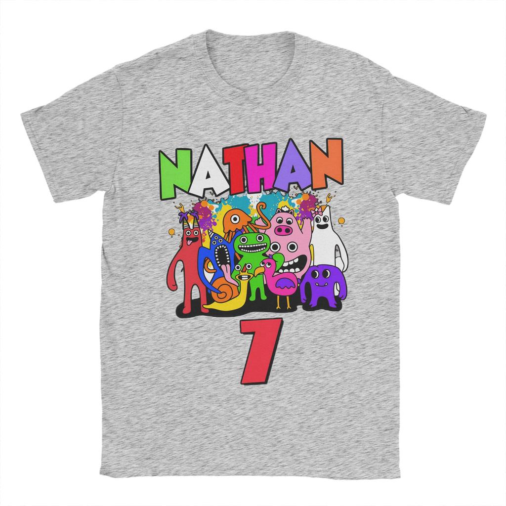 Garten of Banban Friends Characters T Shirt Unisex 100 Cotton Novelty TShirt Crewneck Tee Shirt Short Sleeve Tops Plus Size