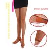 Caramel Fingerless Fishnet Dance Pantyhose with Cotton Crotch - Wear-Resistant.